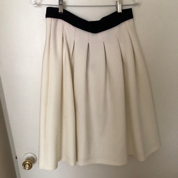 Karl lagerfeld full knee midi scuba skirt